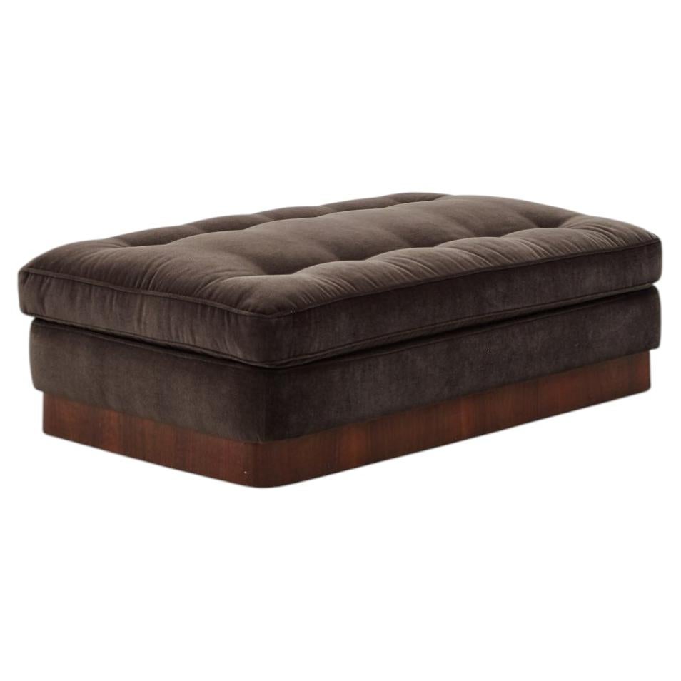 Art Deco ottoman - Italy, 1940s For Sale