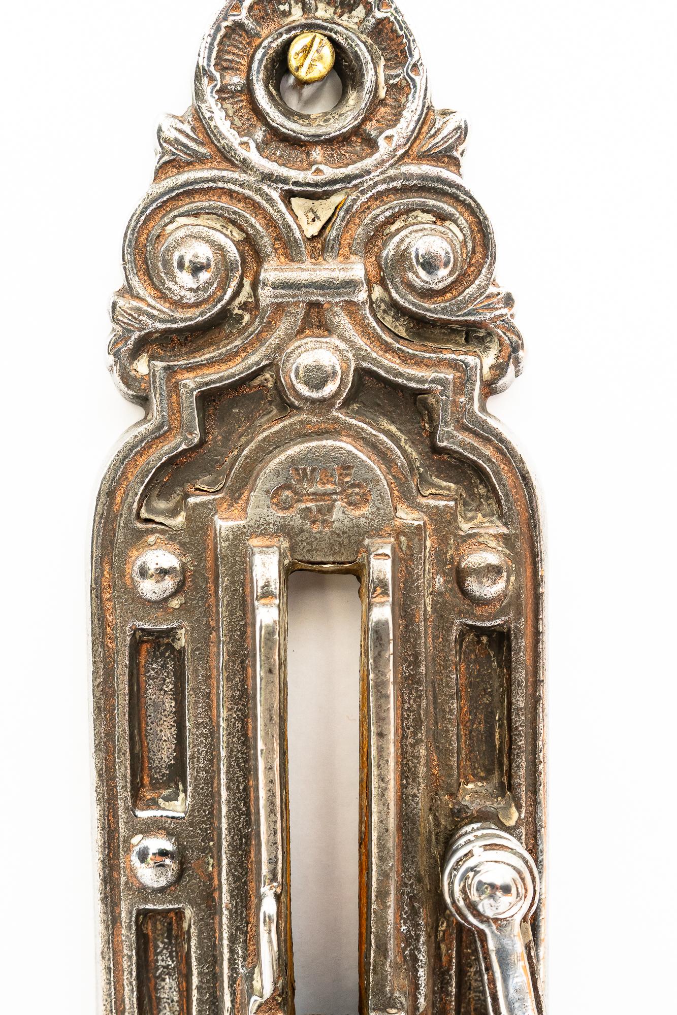 Art Deco Outdoor Hook for Shopping Bags Vienna Around 1920s For Sale 6