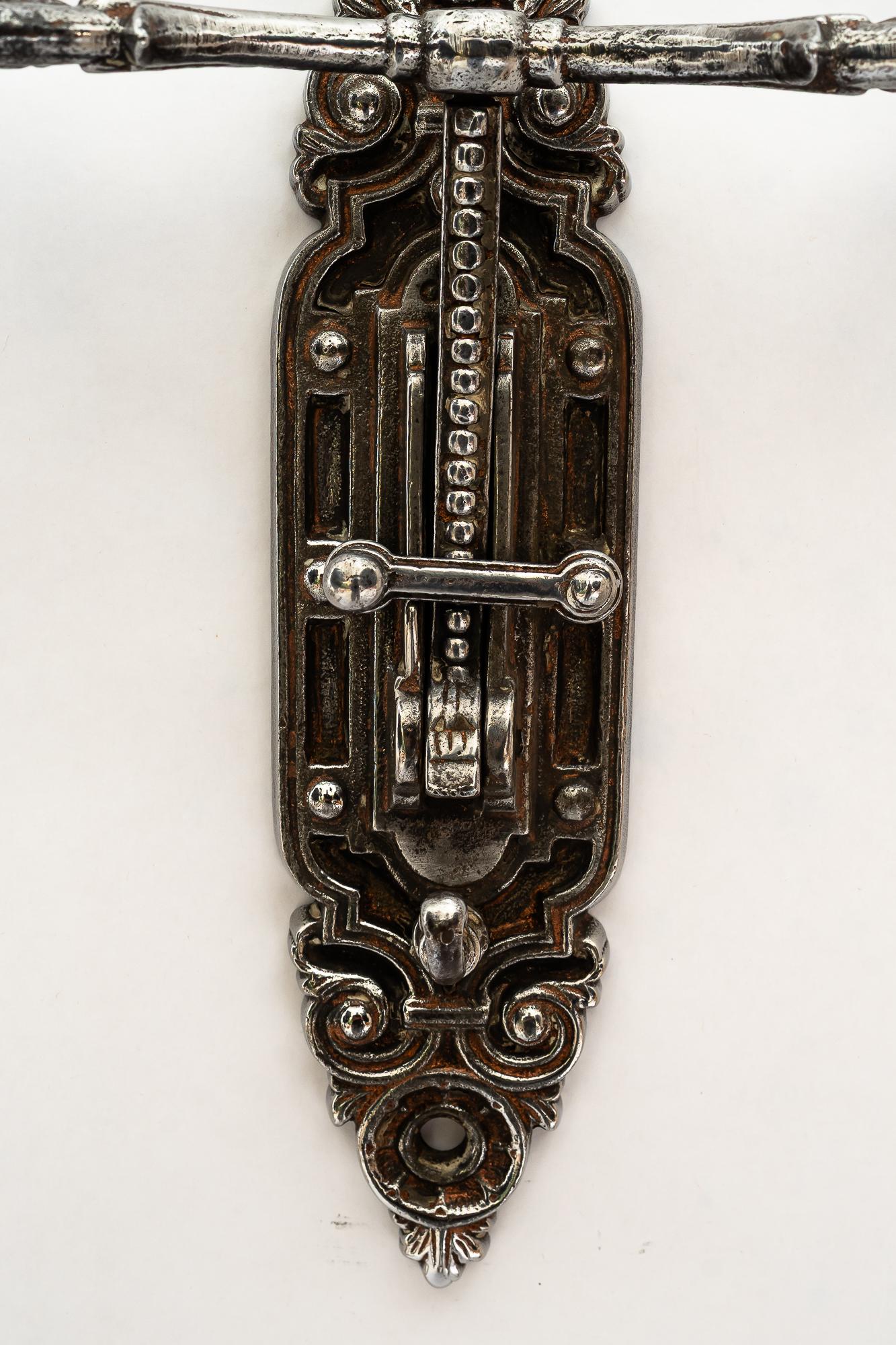 Early 20th Century Art Deco Outdoor Hook for Shopping Bags Vienna Around 1920s For Sale