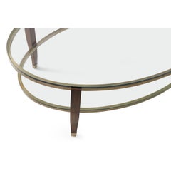 Art Deco Oval Coffee Table
