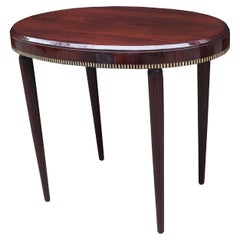 Art Deco Oval Lamp Table