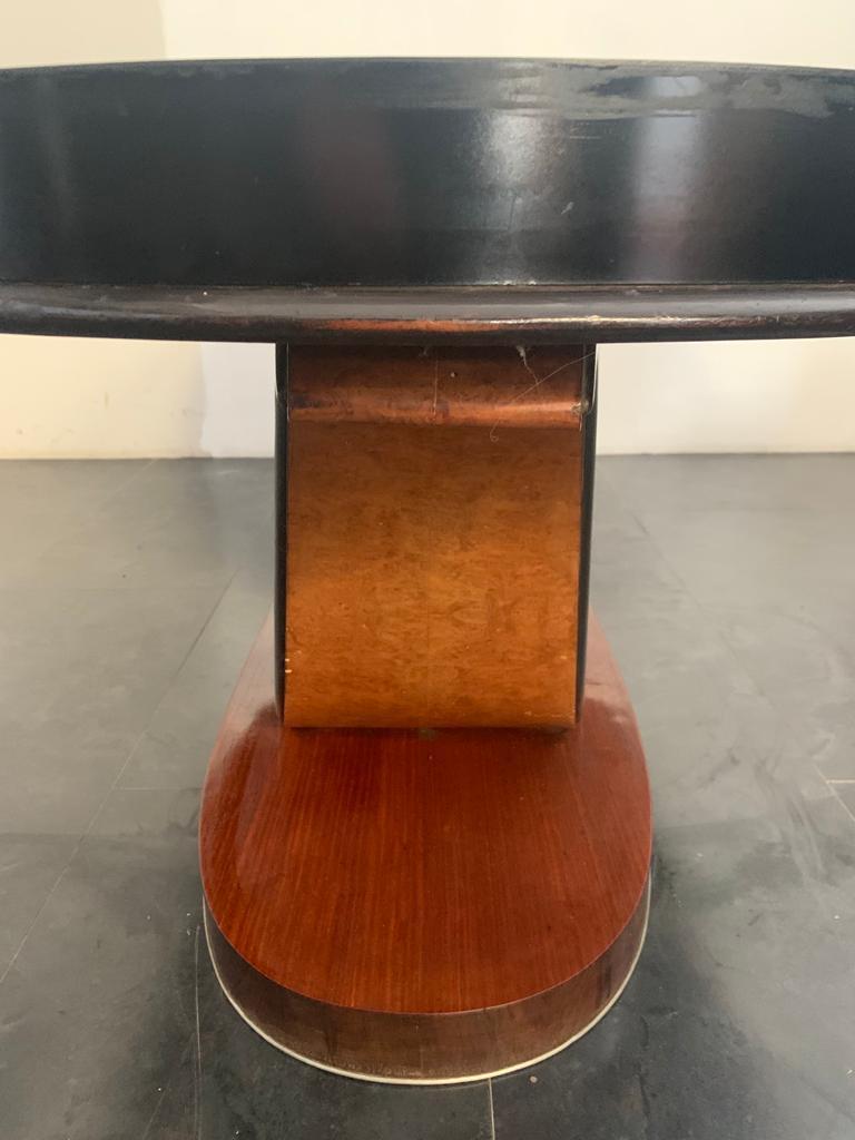 Art Deco Oval Mahogany Dining Table For Sale 4