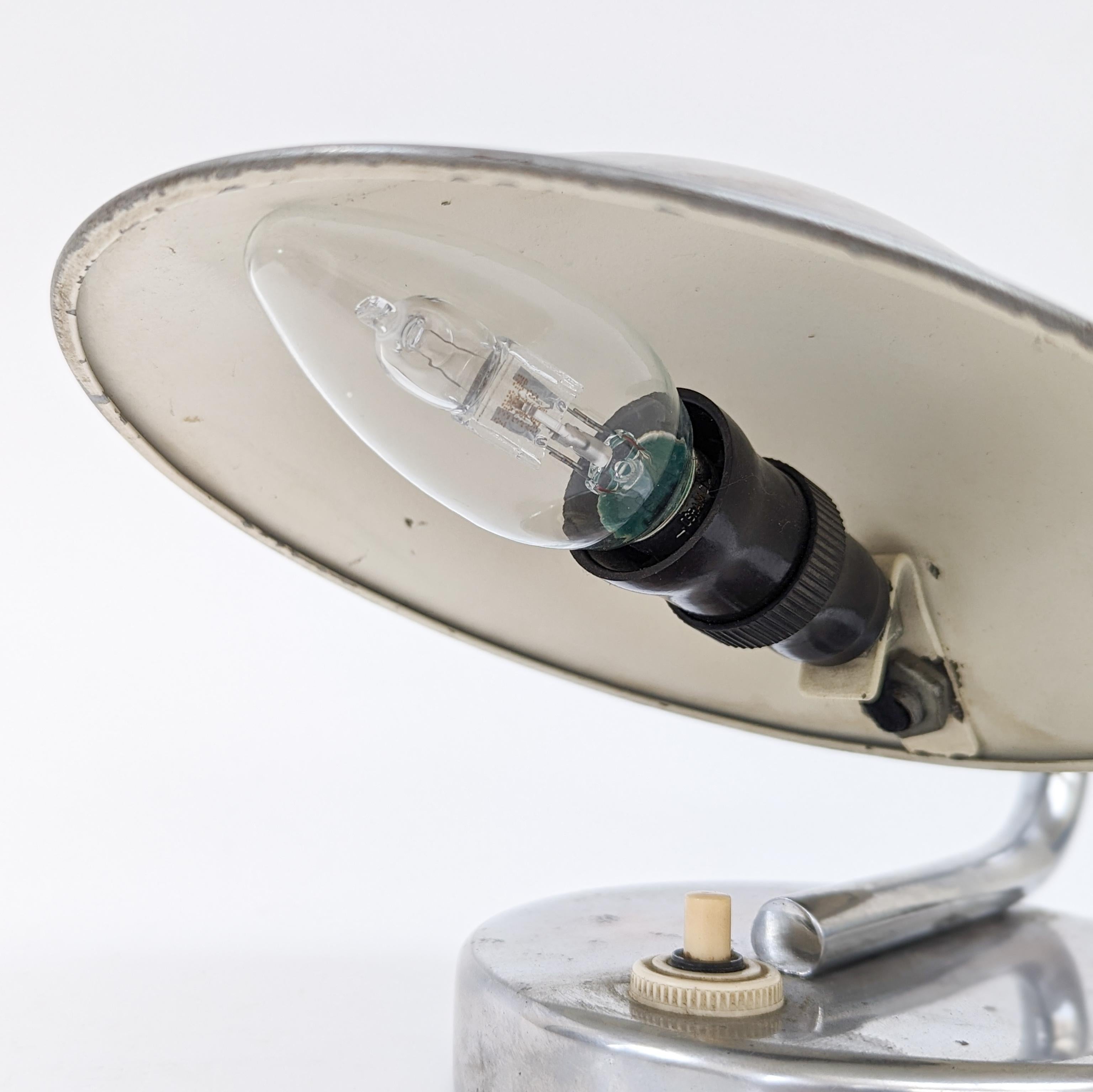 Art Deco Oyster lamp by Josef Hůrka for Napako, 1930s For Sale 5