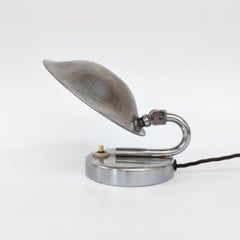 Art Deco Oyster lamp by Josef Hůrka for Napako, 1930s