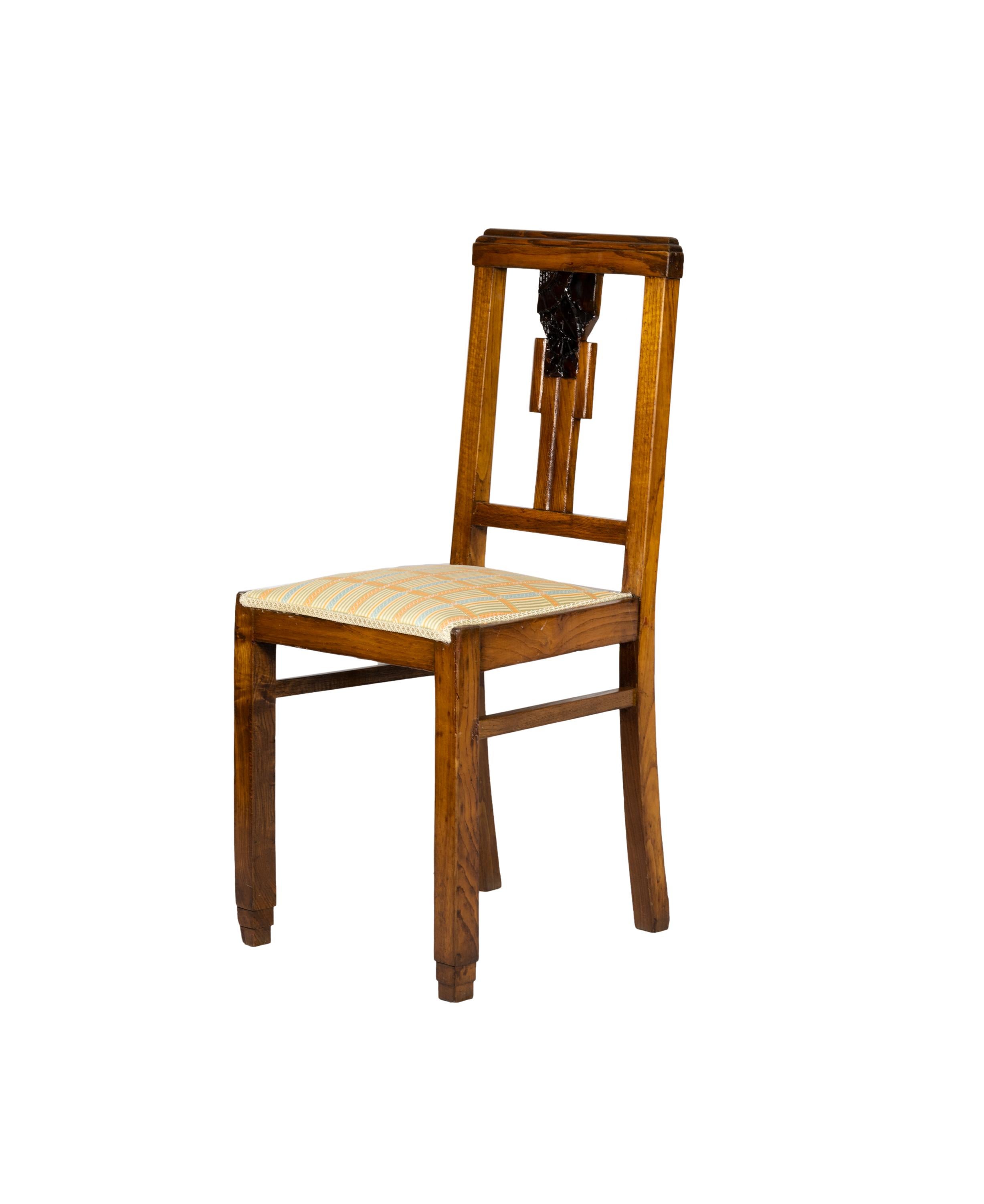 Art Deco Chair, (1939-1949), Portugal For Sale 1