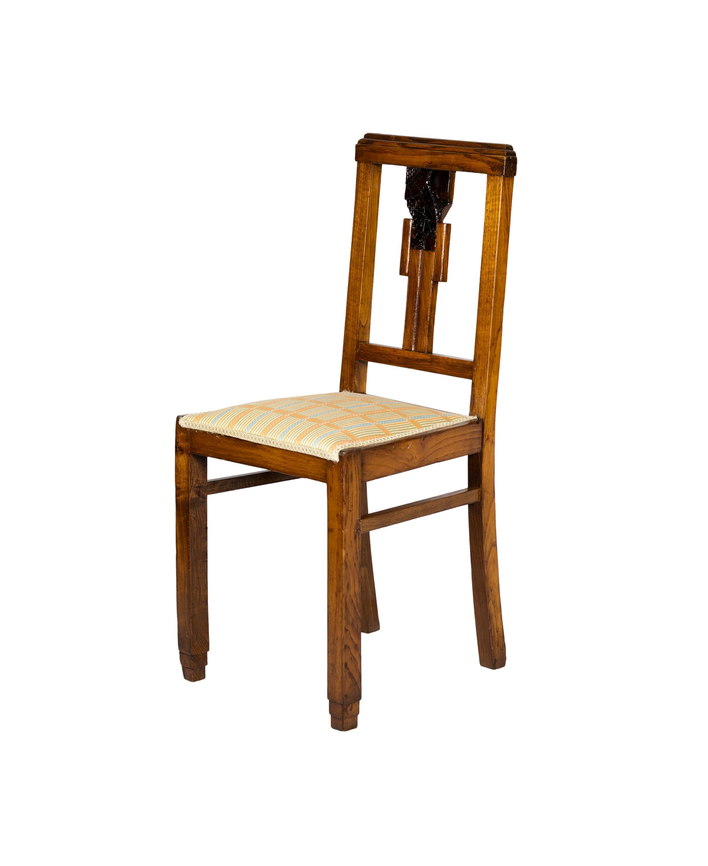 Art Deco Chair, (1939-1949), Portugal For Sale 2