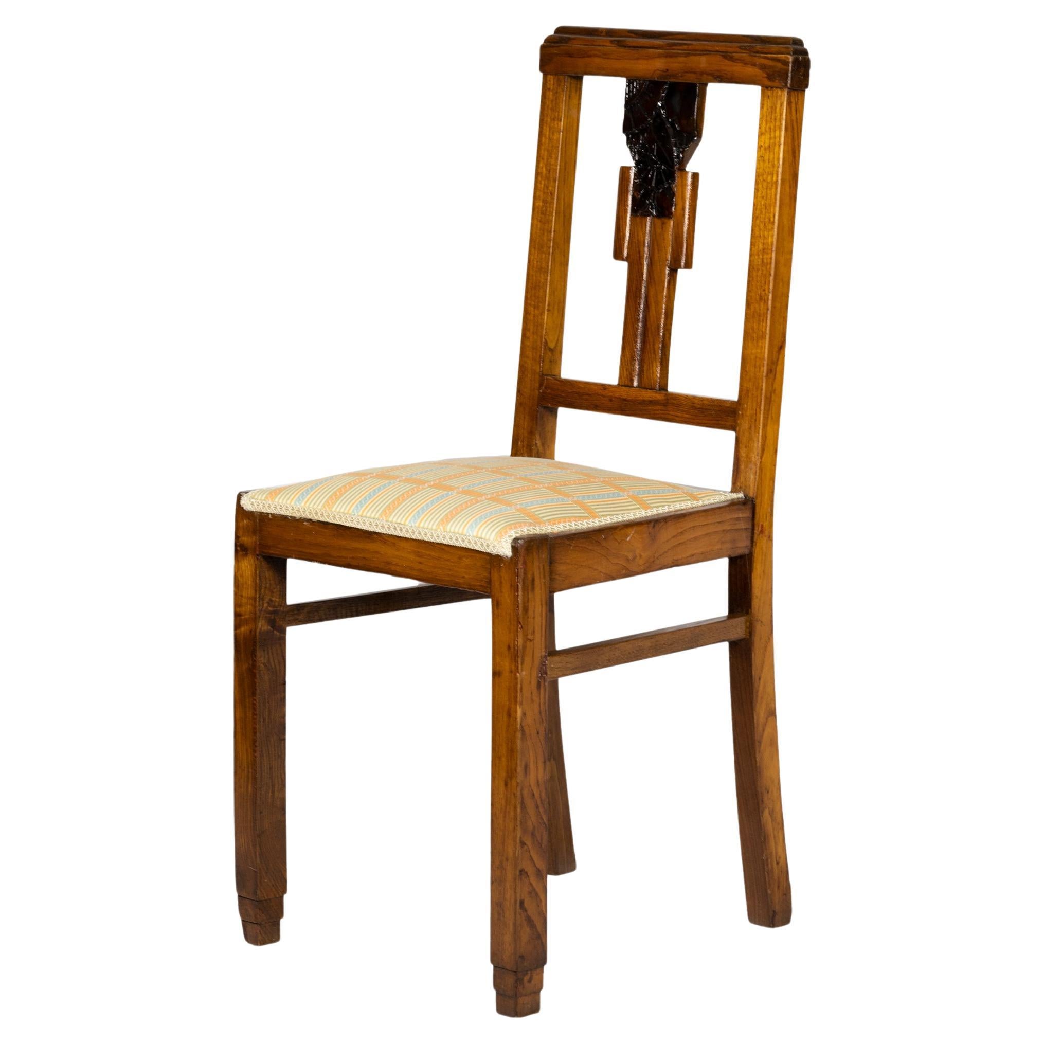 Art Deco Chair, (1939-1949), Portugal For Sale