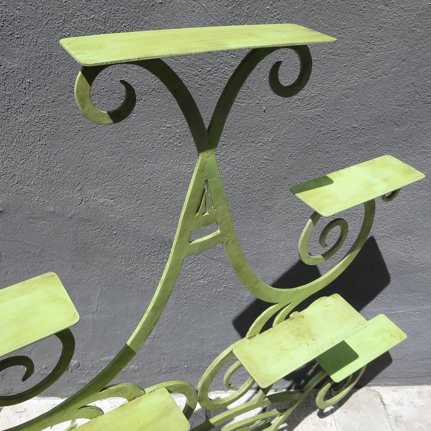 Art Deco Painted Iron Display Unit 1