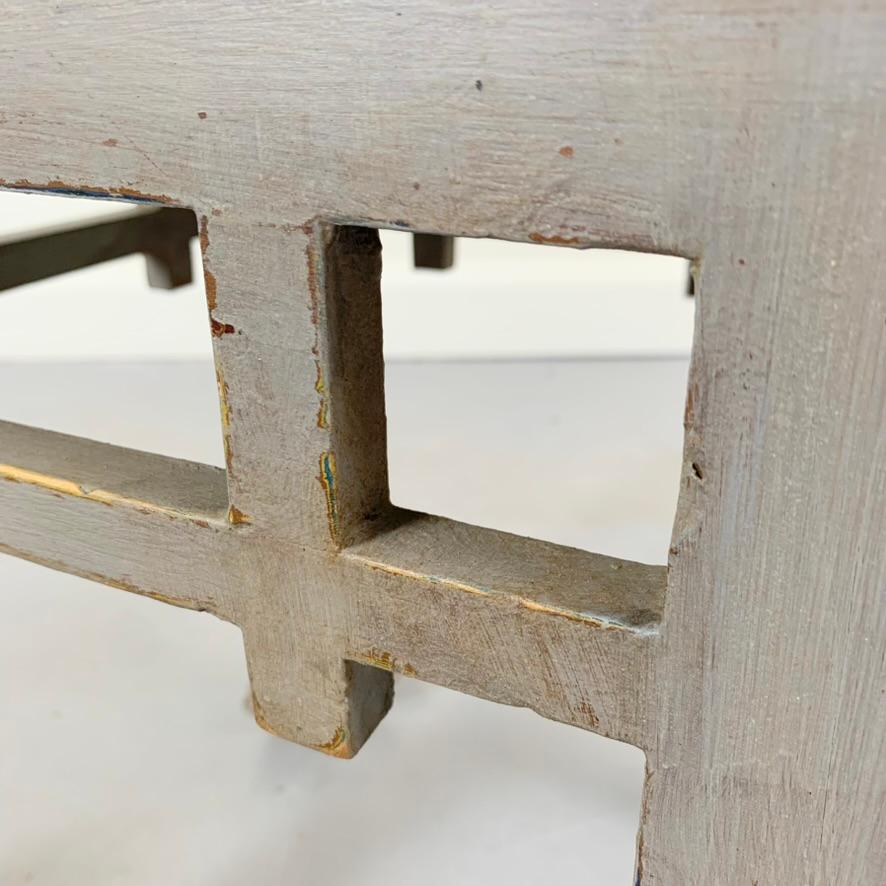 Bemalter Hocker im Art déco-Stil, Atelier Martine, um 1920, Frankreich. im Angebot 6