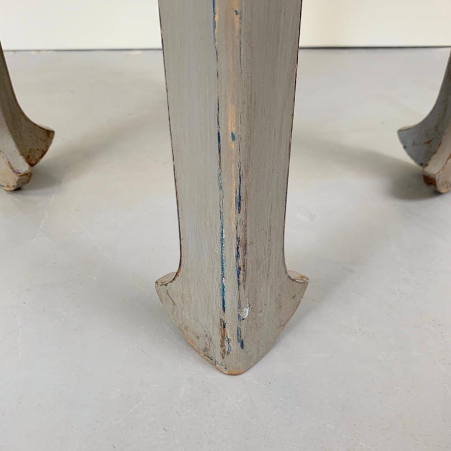 Bemalter Hocker im Art déco-Stil, Atelier Martine, um 1920, Frankreich. im Angebot 1