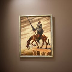 Cuadro Art Déco "Don Quijote de la Mancha" de Roland Paris
