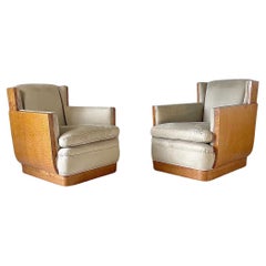 Vintage Art Deco Pair of Armchairs by Waring & Gillow 