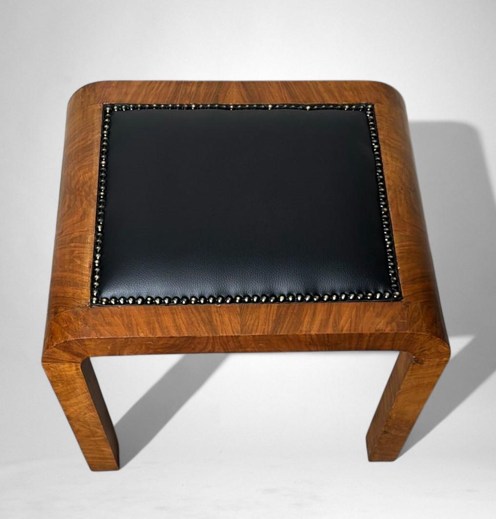 Art Deco Pair Of Austrian Stools For Sale 7
