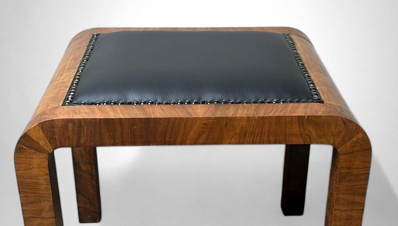 Art Deco Pair Of Austrian Stools For Sale 8