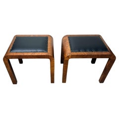Art Deco Pair Of Austrian Stools