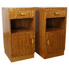 Art Deco Pair of Bedside Cabinets