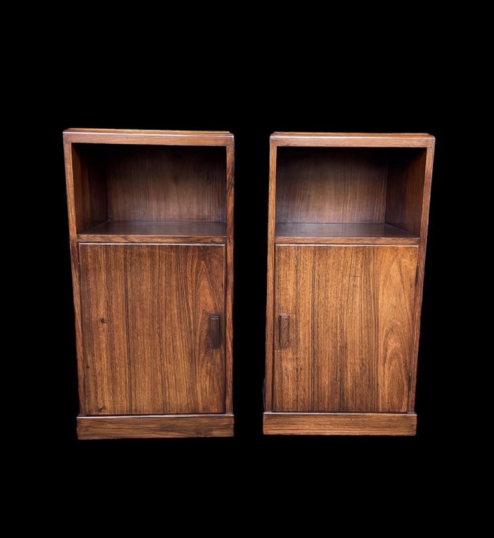 Art Deco Pair Of Bedside Tables For Sale 4