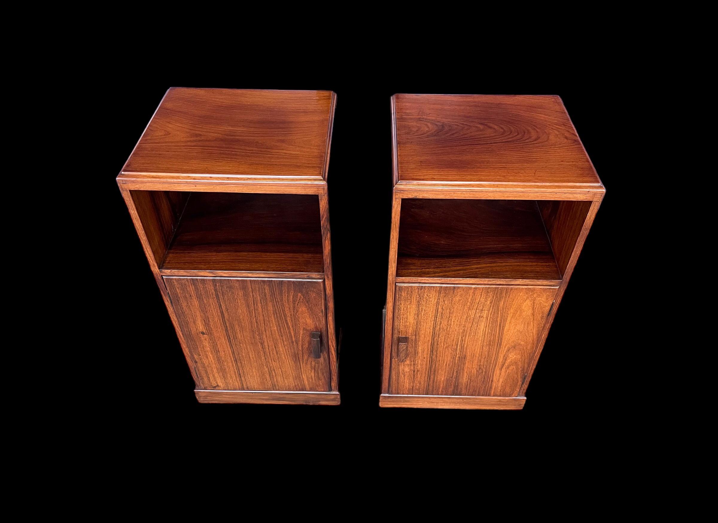 Art Deco Pair Of Bedside Tables For Sale 6