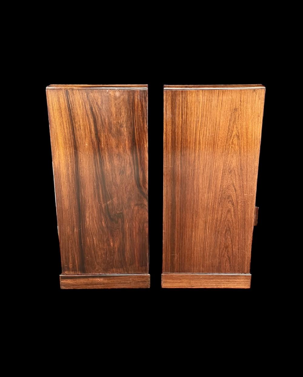 Mid-20th Century Art Deco Pair Of Bedside Tables For Sale