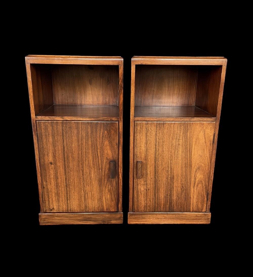 Art Deco Pair Of Bedside Tables For Sale 3