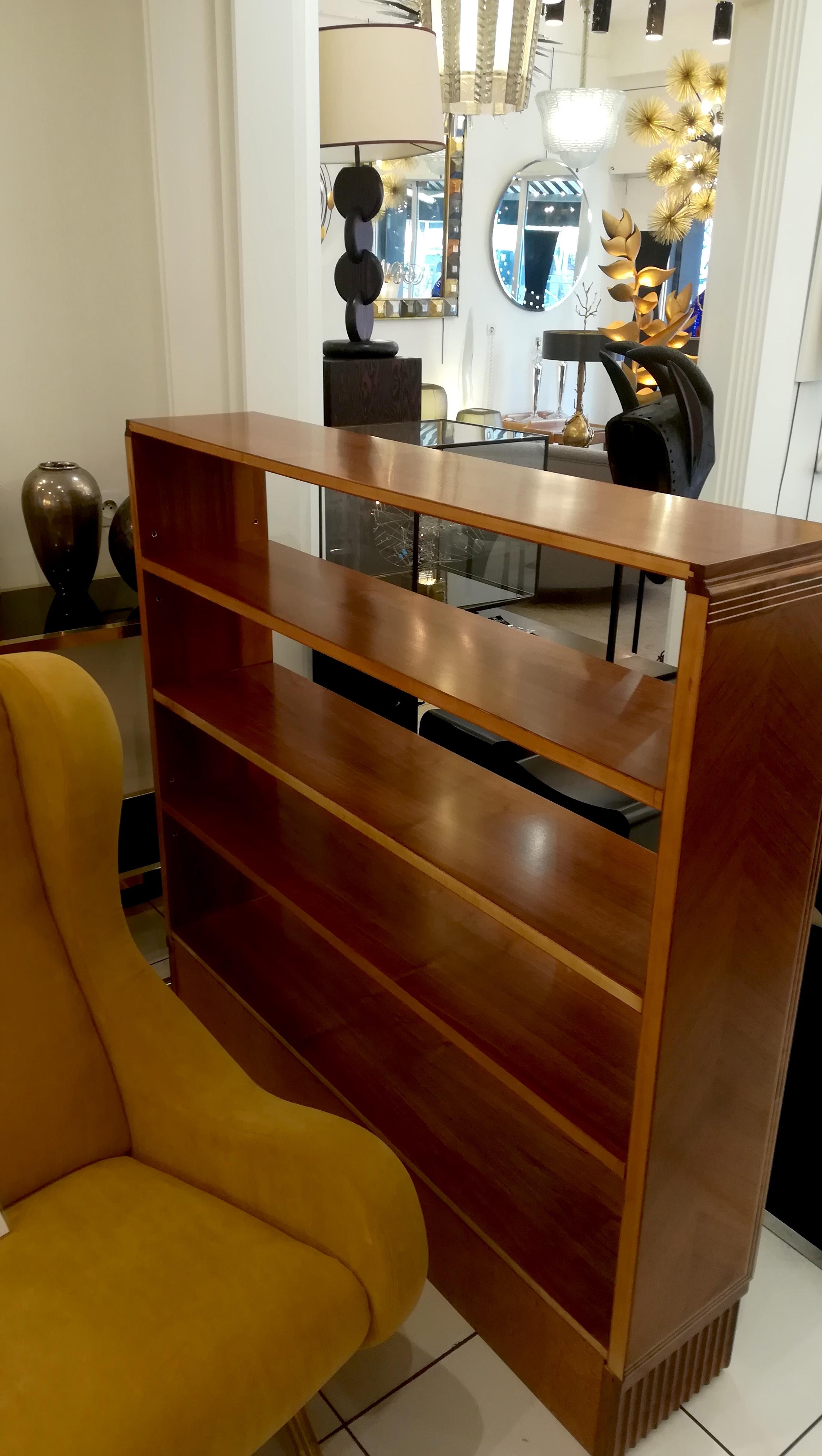 art deco bookshelves