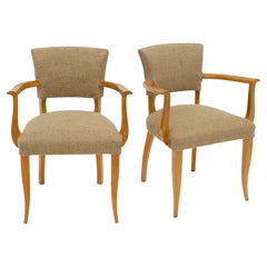 Art Deco Pair of Bridge Chairs