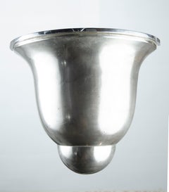 Art Deco Pair of Bronze Brass Material Appliques