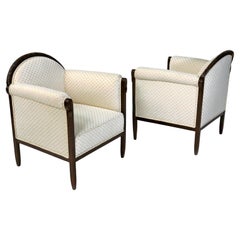 Art Deco Pair of Chairs by Paul Follot