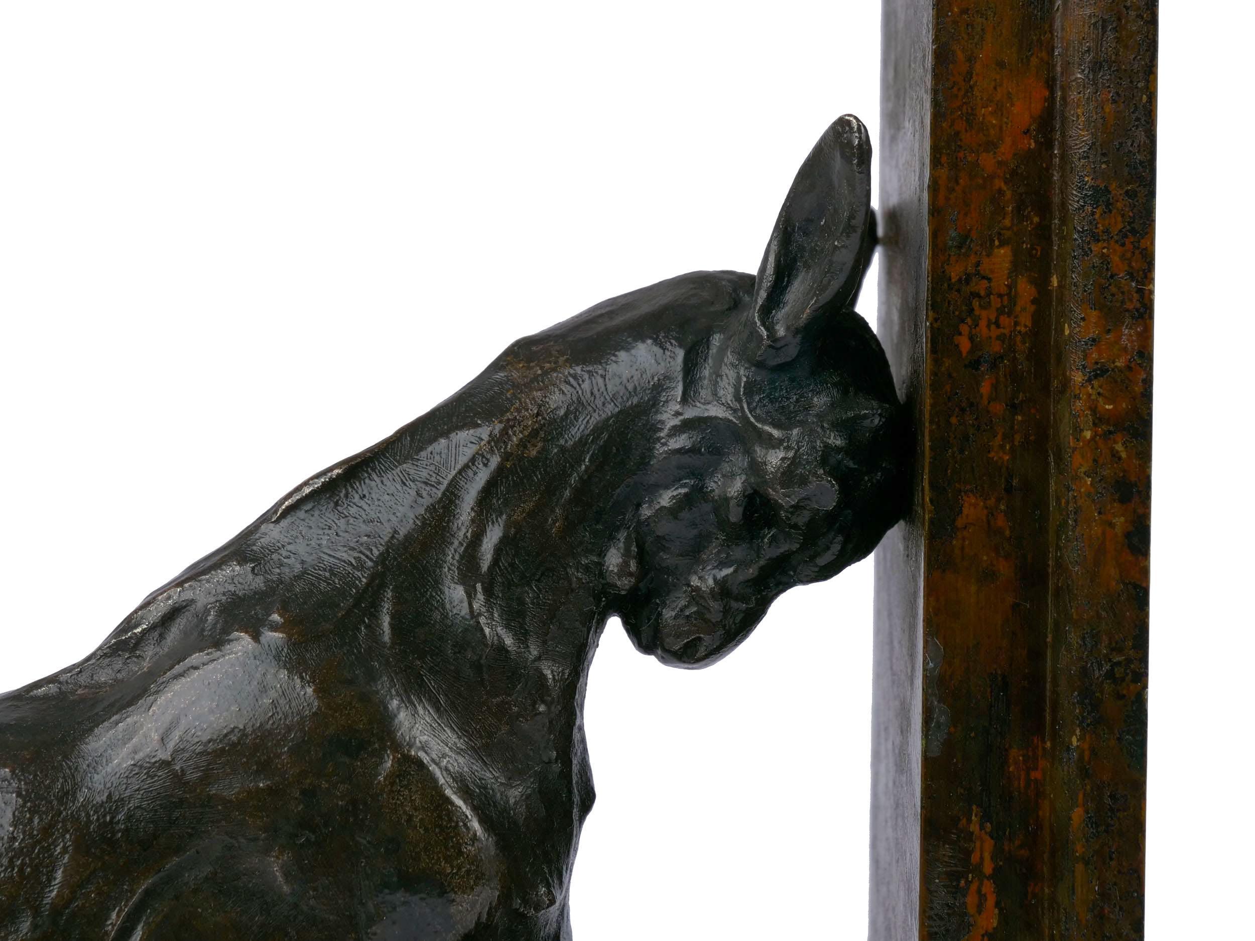 Art Deco Pair of "Charging Goat" Bookend Sculptures by Joao Da Silva