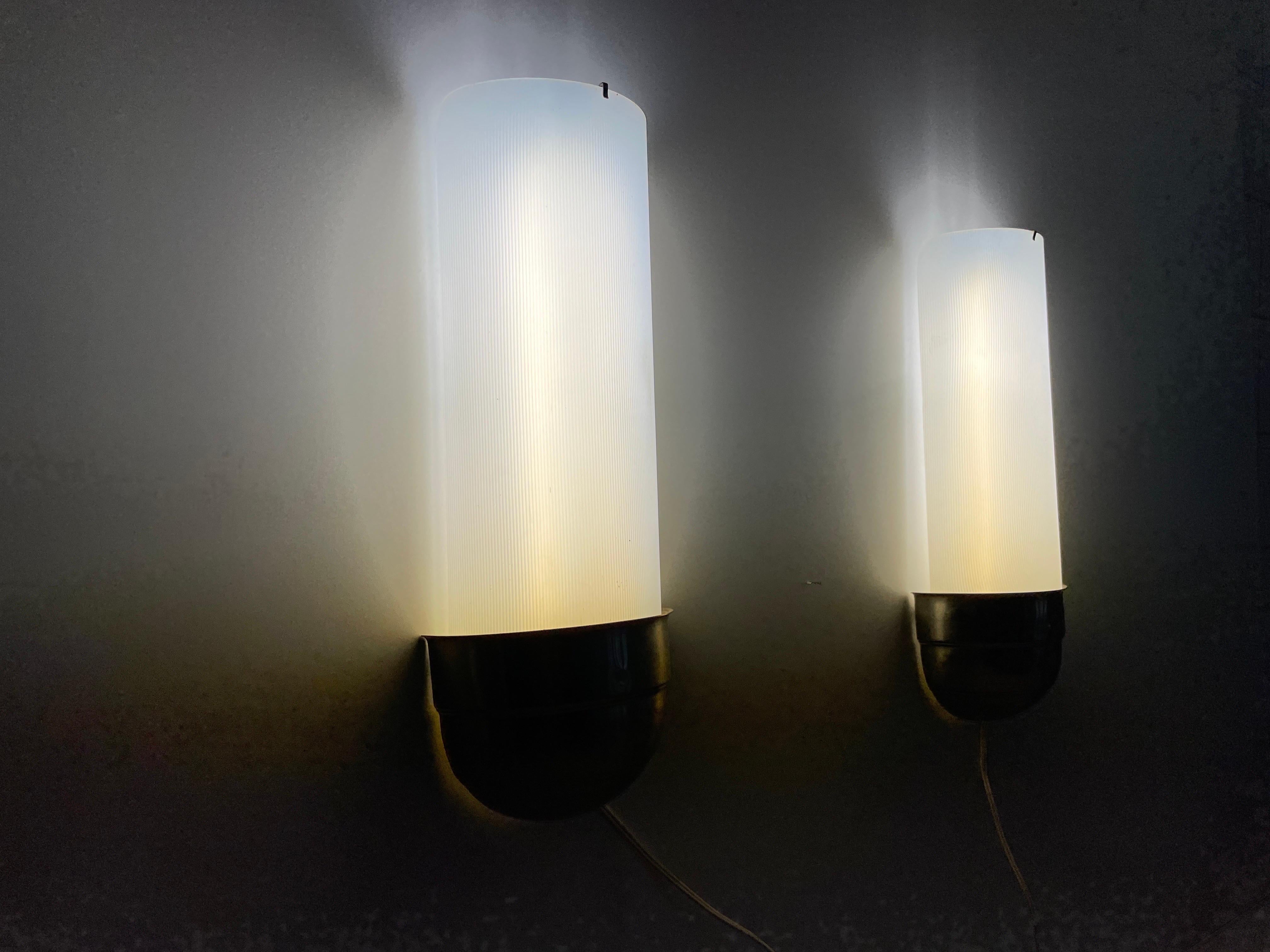 Art Deco Pair of Cinema Sconces, 1940s, Germany For Sale 5