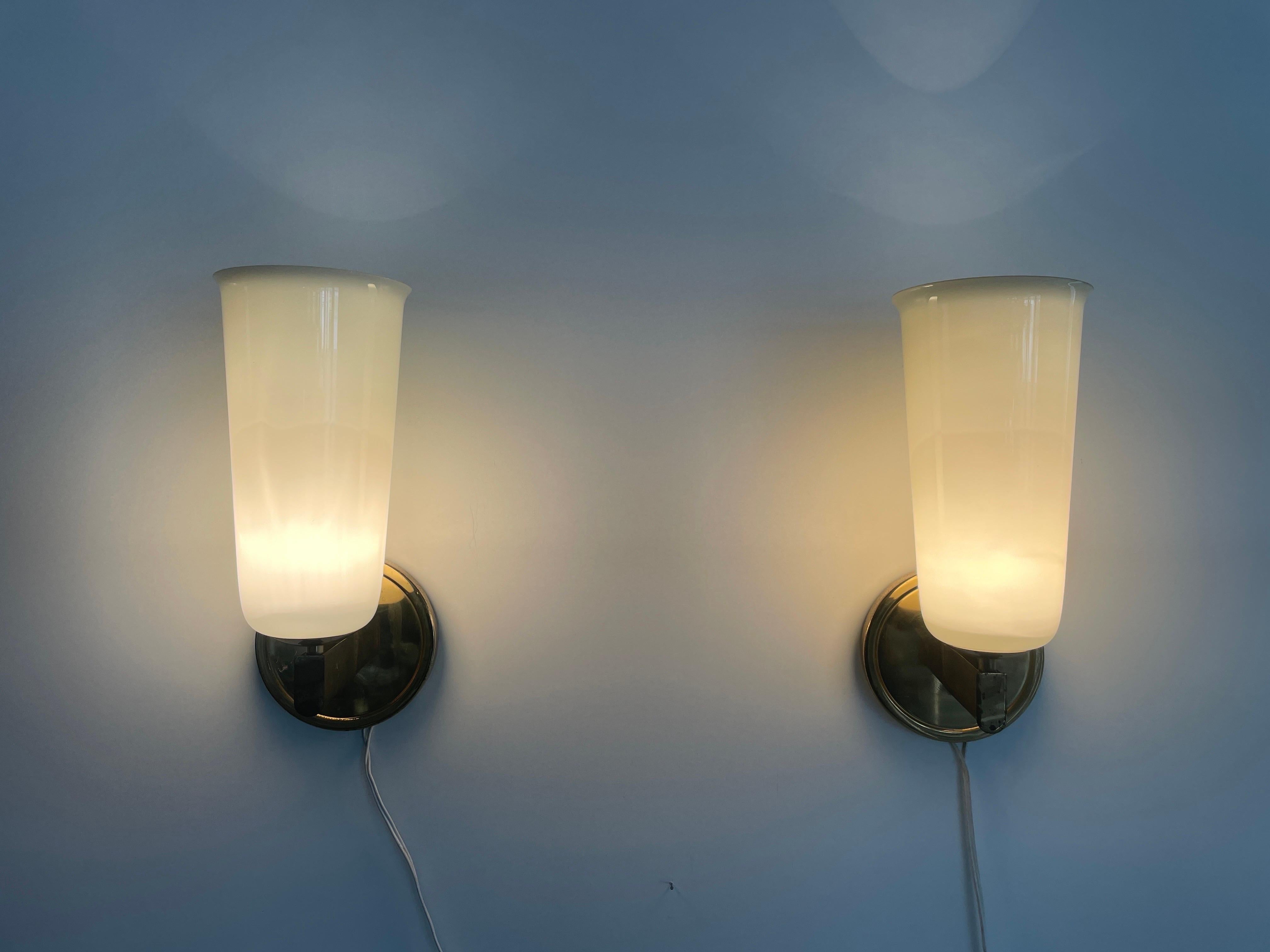 Art Deco Pair of Cinema Sconces, 1940s, Germany For Sale at 1stDibs