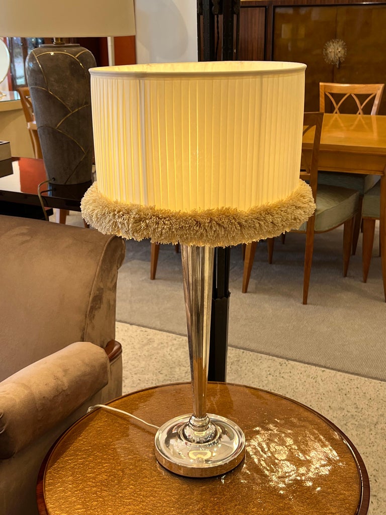 Art Deco Pair of Table Lamps in the style of Ruhlmann For Sale at 1stDibs