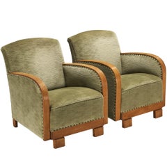 Paire de chaises longues Art Deco en Oak & Greene Greene