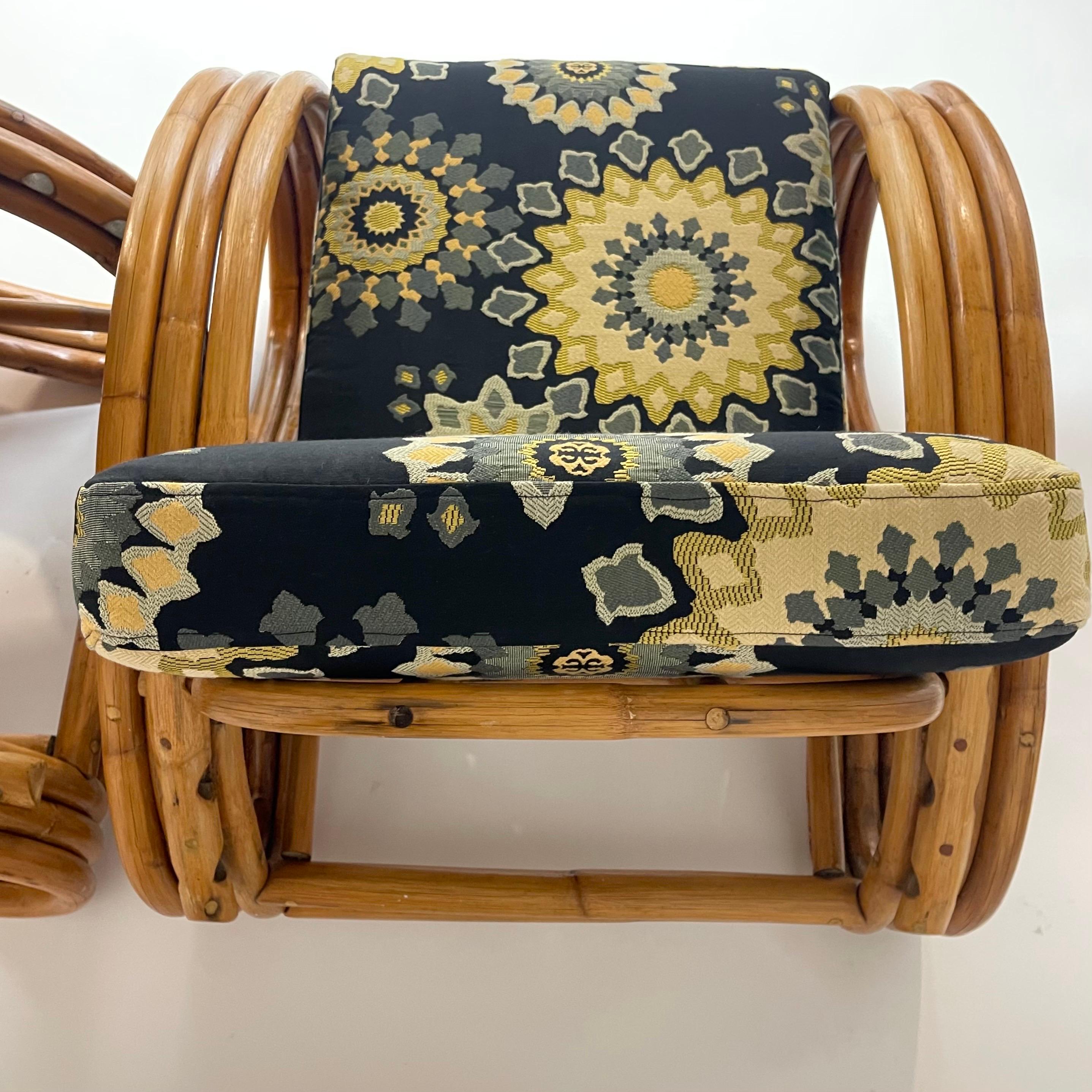 Art Deco Pair of Paul Frankl Style Pretzel Club or Lounge Chairs, USA, 1940s 12