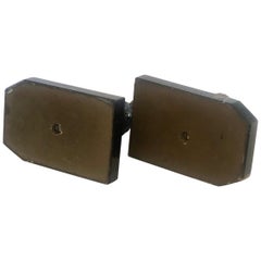 Art Deco Pair of Poodle Bookends on Marble Bases