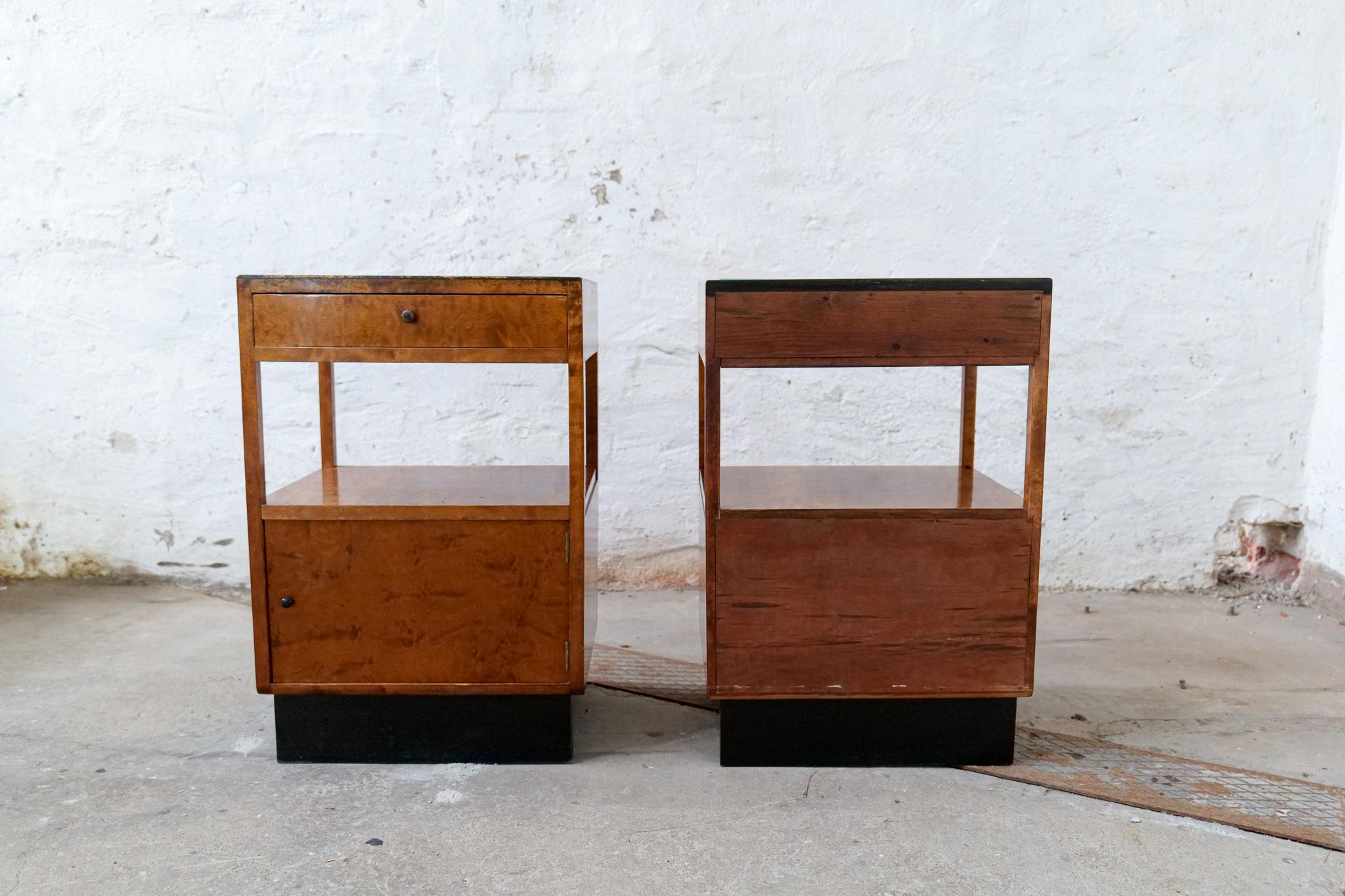 Art Deco Pair of Side Tables Attributed to Carl Malmsten Sweden, 1930s 7