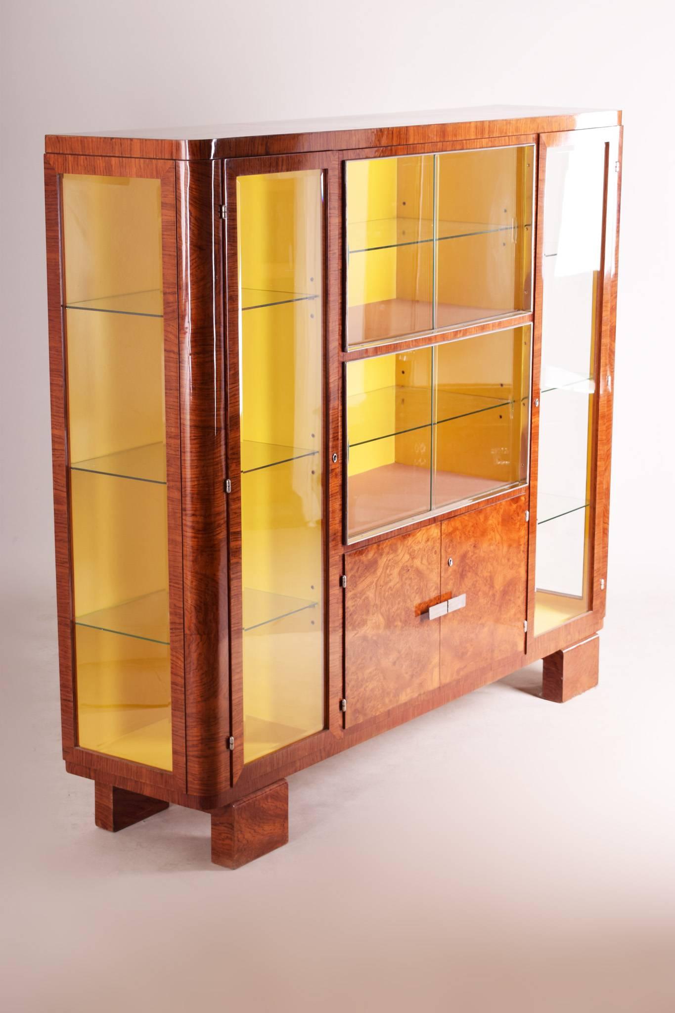 Art Deco Palisander Display Cabinet 1