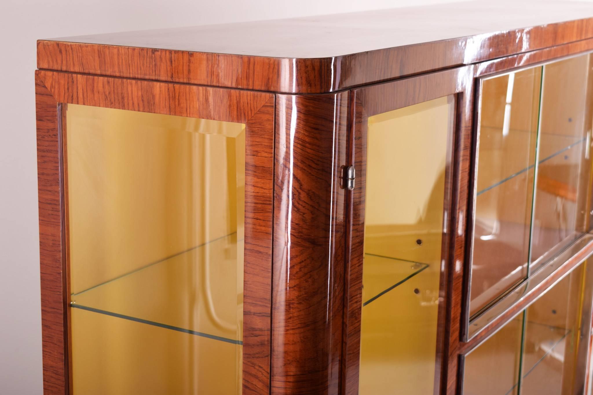 Art Deco Palisander Display Cabinet 2