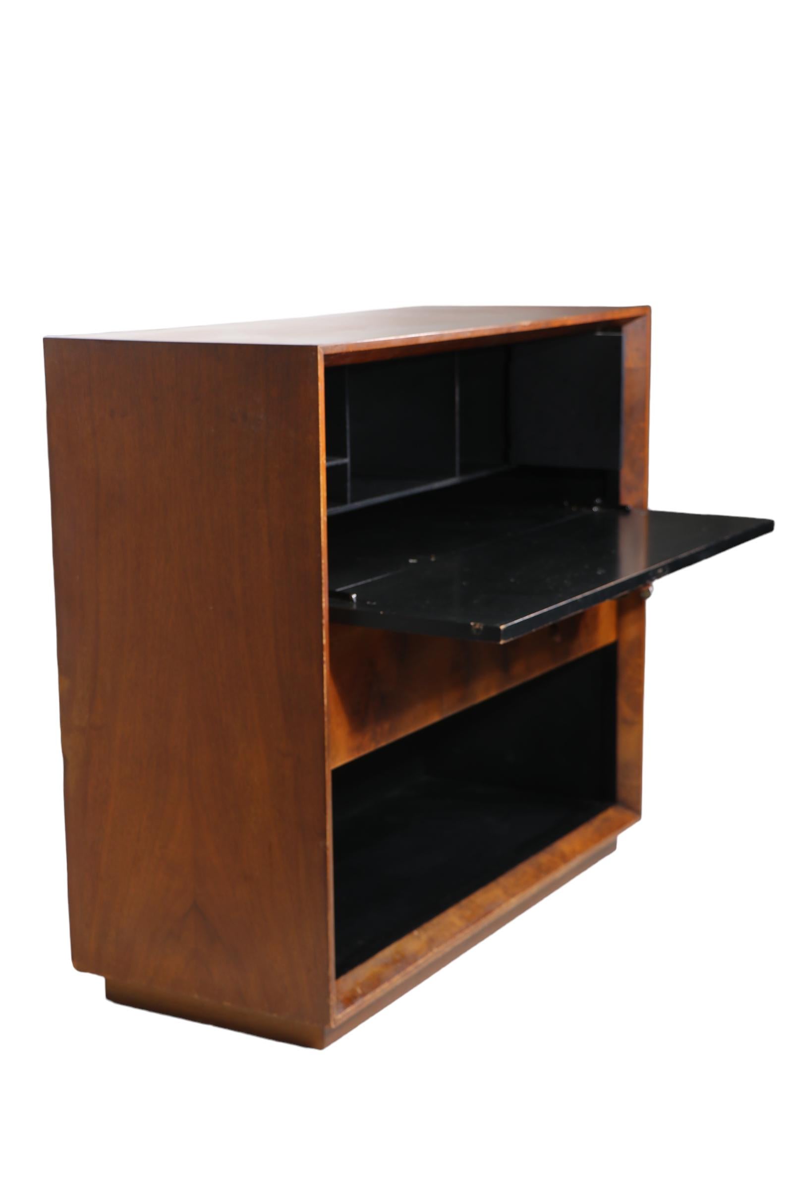 20th Century Art Deco Palladio Fall Front Desk by Gilbert Rohde for Herman Miller c. 1940’s For Sale