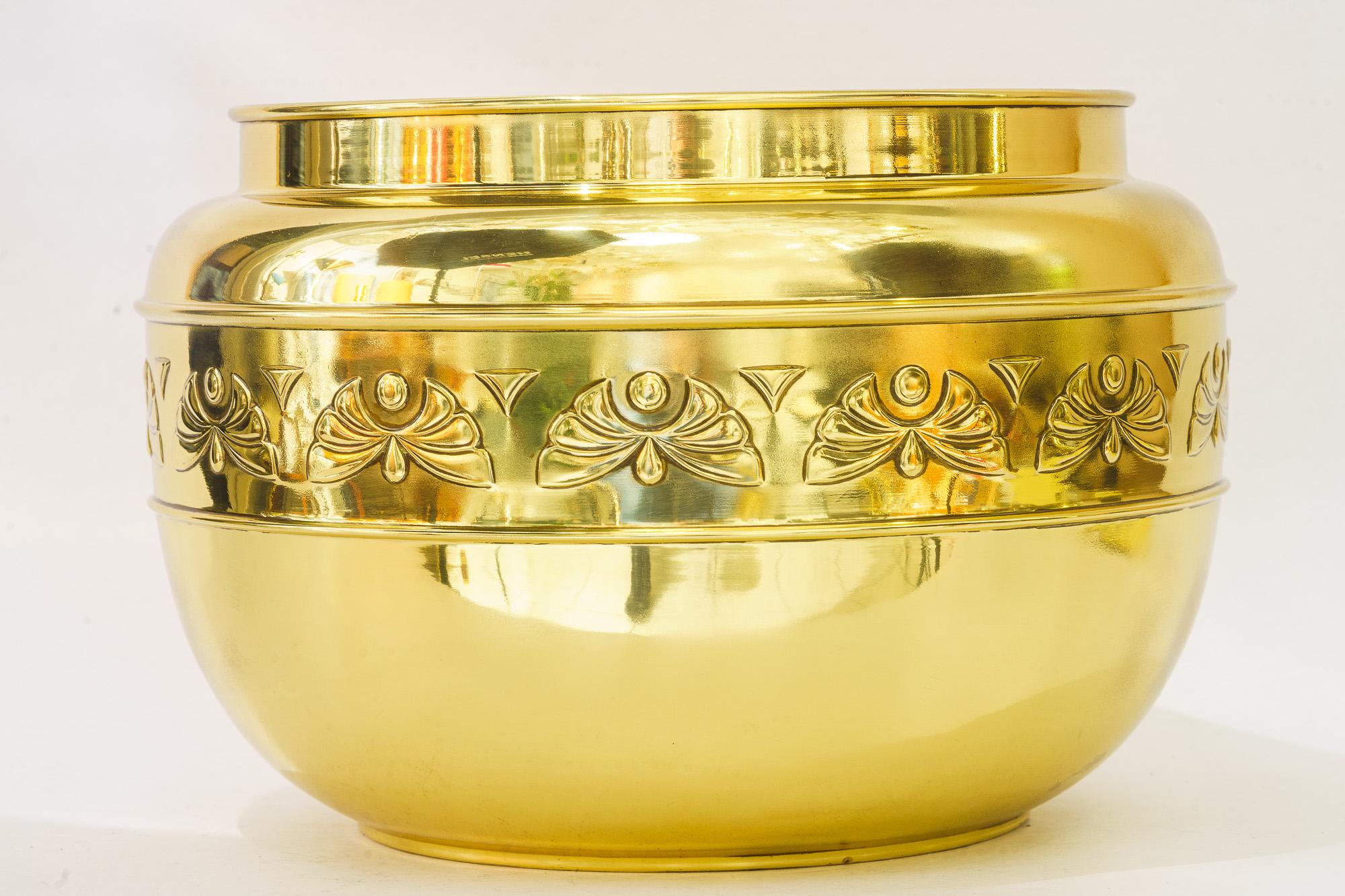 maceta de palma art déco viena hacia 1920 Lacado en venta