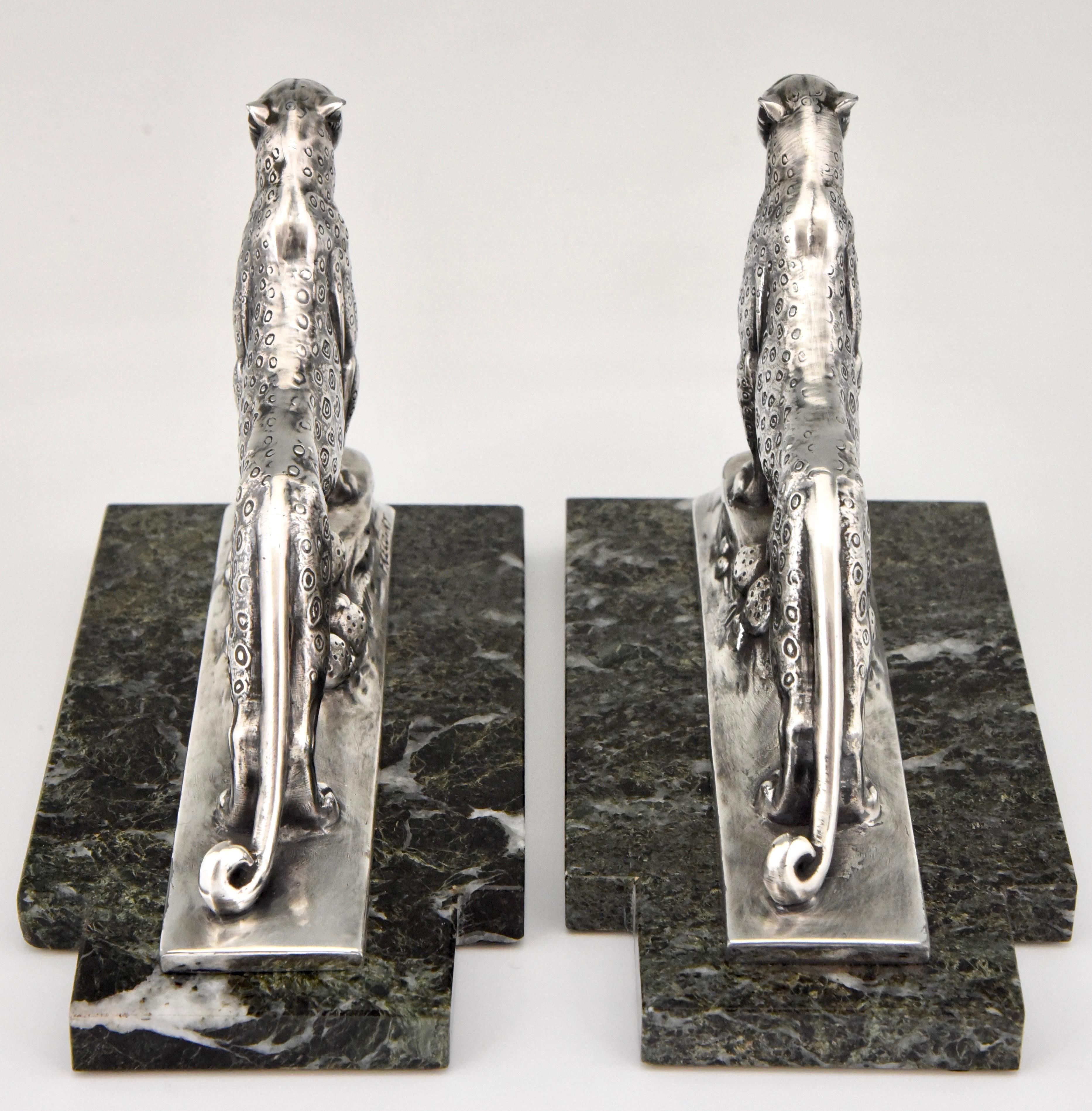 French Art Deco panther bookends For CINDY