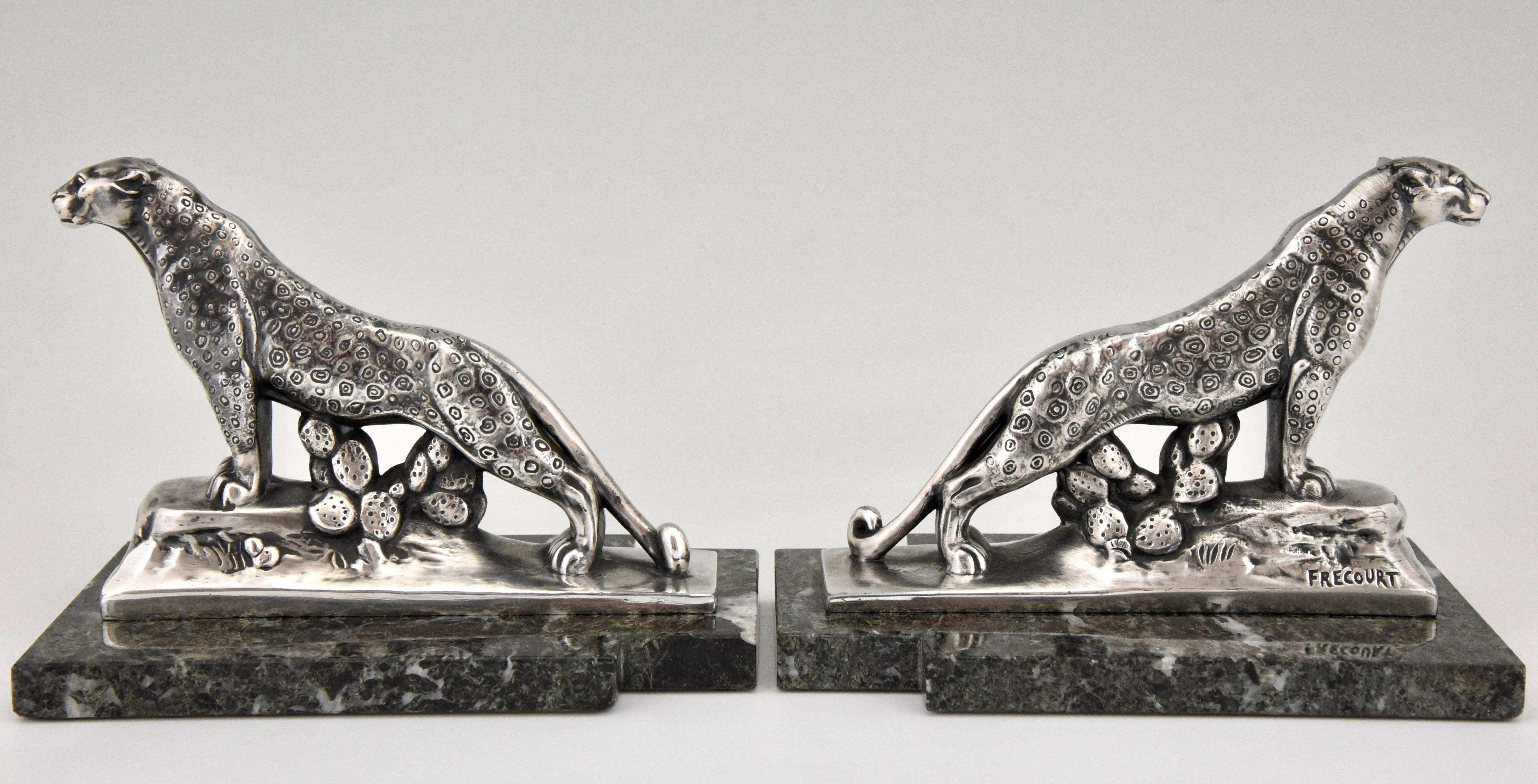 Art Deco panther bookends For CINDY In Good Condition In Antwerp, BE