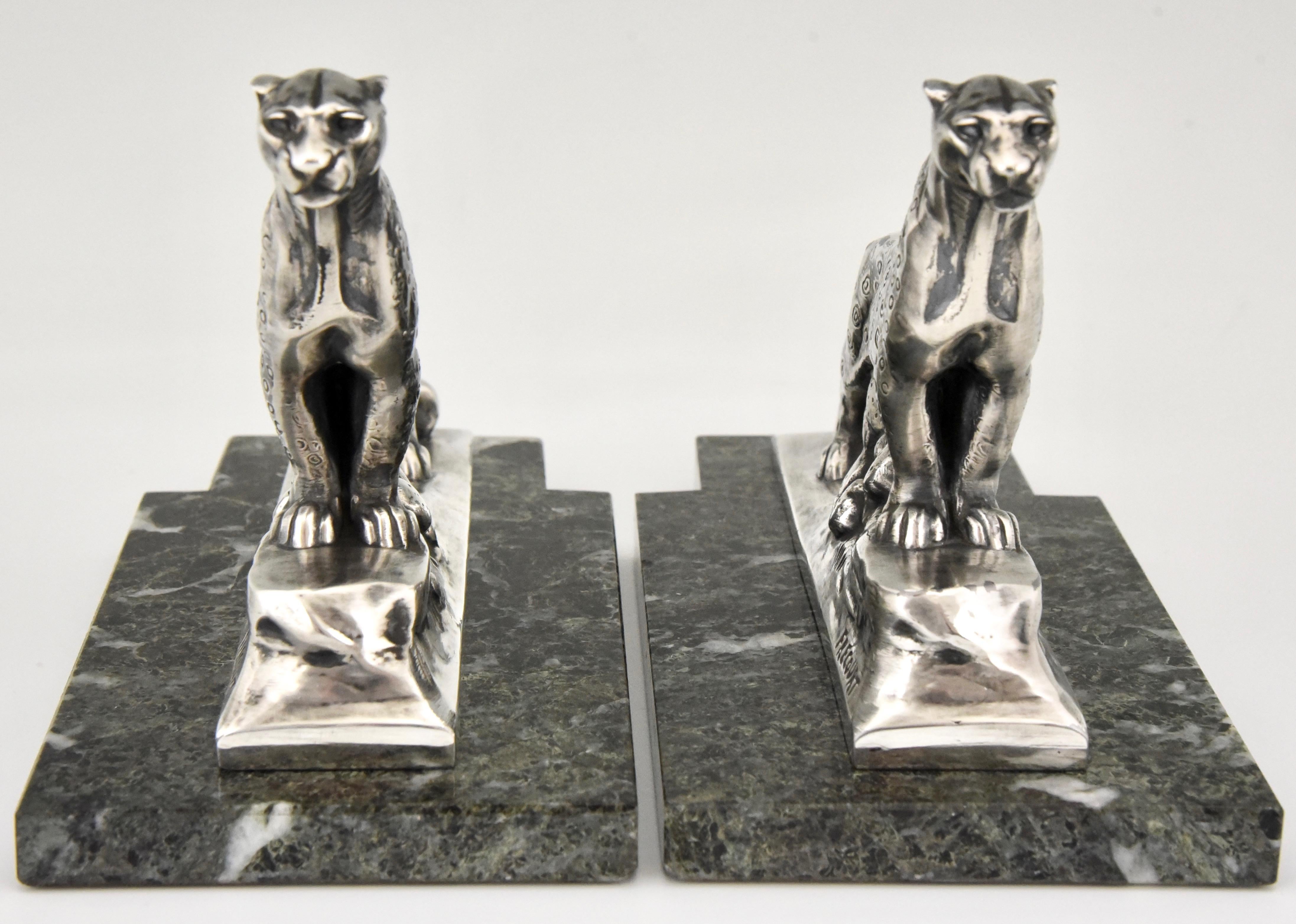 20th Century Art Deco panther bookends For CINDY