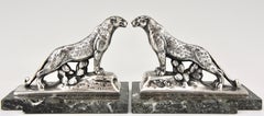 Art Deco panther bookends For CINDY