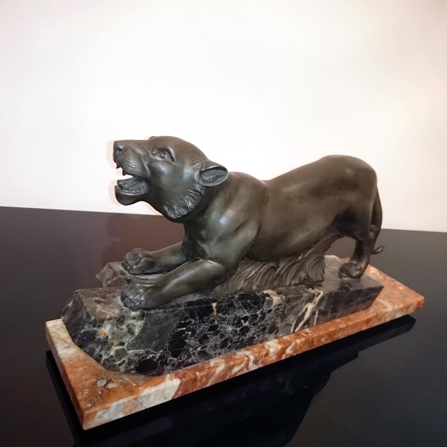 Mid-20th Century Art Deco Panther, France, circa 1930 For Sale