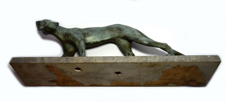 Art Deco Panther On Marble base 1