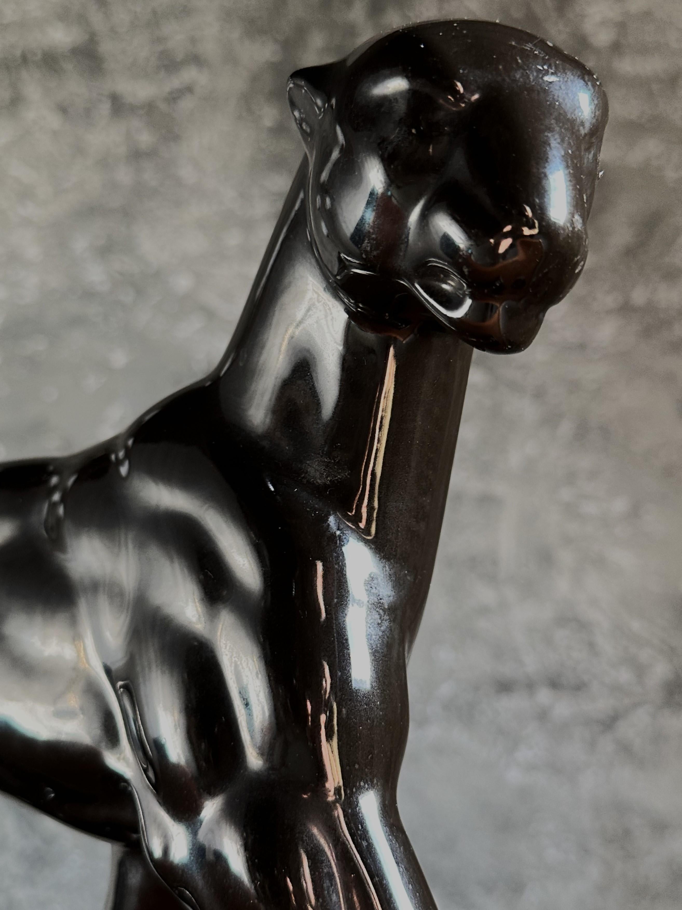 Panther-Skulptur im Art déco-Stil, Frankreich, 1938 im Angebot 10