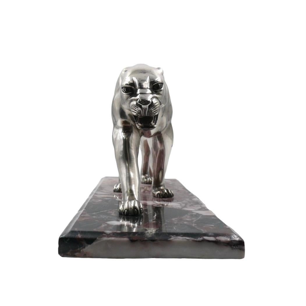 Art deco panther sculpture France In Good Condition In Buenos Aires, Argentina