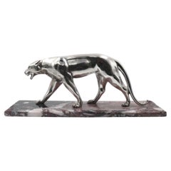 Art deco panther sculpture France