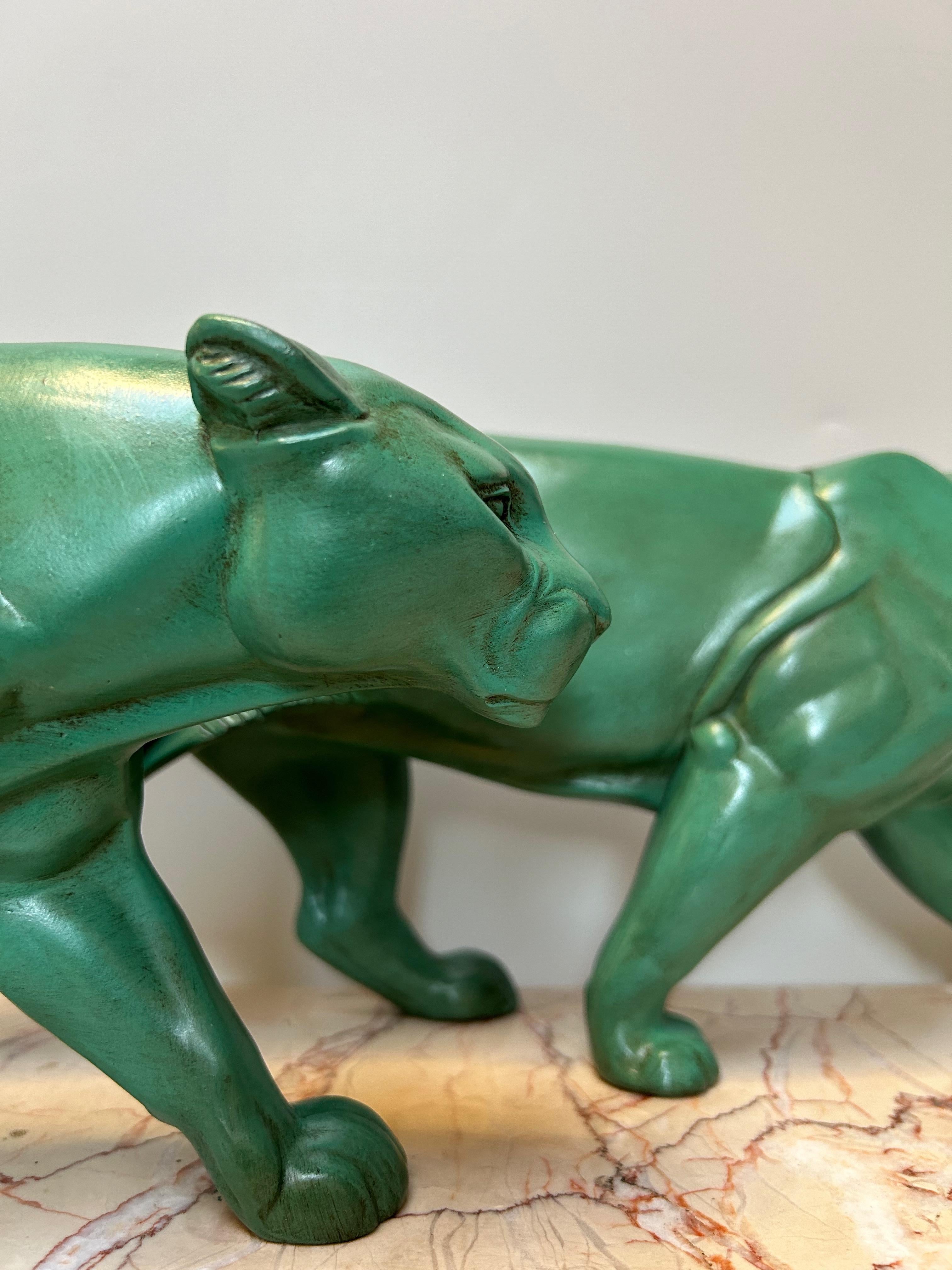 Art Deco Panther signed Leducq 5